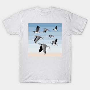 Barnacle goose flock T-Shirt